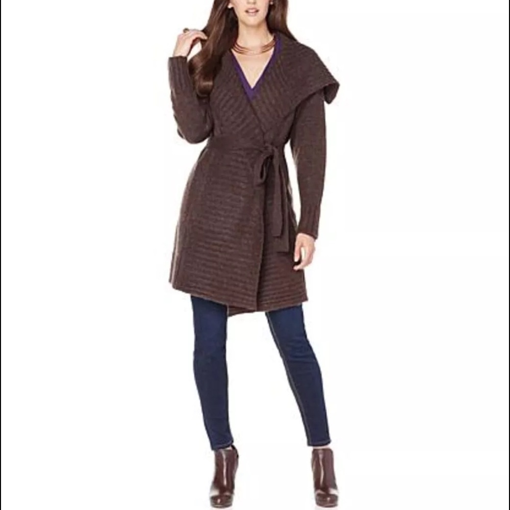 Nikki‎ Poulos Wool Knit Duster